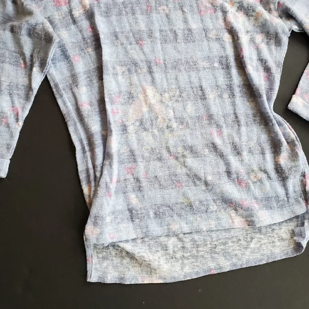 Lauren Conrad Lightweight Floral Sweater